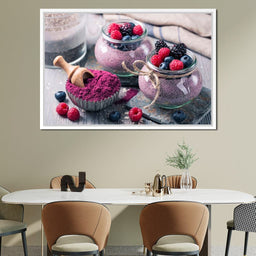 Chia Seeds & Acai Pudding - NicheCanvas