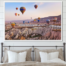 Hot Air Balloons over Cappadocia - NicheCanvas