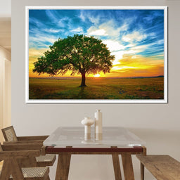 Sunrise Tree - NicheCanvas