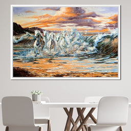 Horses Splash - NicheCanvas