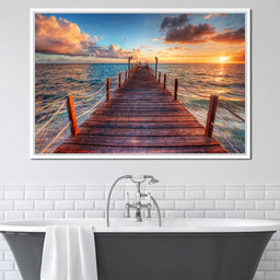 West Coast Sunset - NicheCanvas