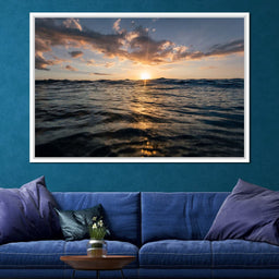 Sunset Ocean - Lucas Moore - NicheCanvas