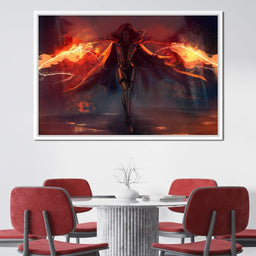 Fire Succubus - NicheCanvas