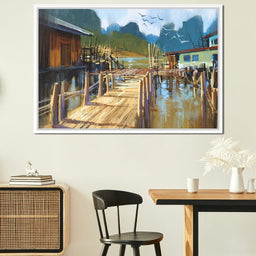 Fishing Pier - NicheCanvas