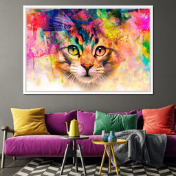 Curious Cat - NicheCanvas