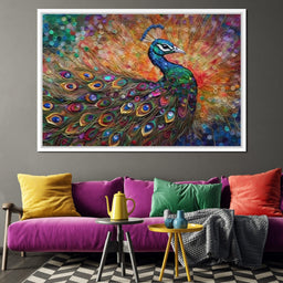 Peacock Fantasy - NicheCanvas