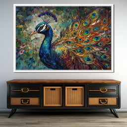 Celestial Peacock - NicheCanvas