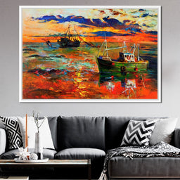 Fishing Boats - NicheCanvas