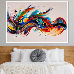 Colorful Contemporary Art 052 - Johanjjf - NicheCanvas