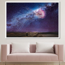 Cosmic Jellyfish Galaxy - Kit Burden - NicheCanvas