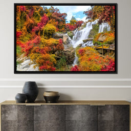 Mae Klang Waterfall - NicheCanvas