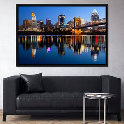 Cincinnati Skyline - NicheCanvas