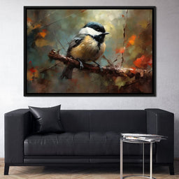 Black-Capped Chickadee - Neal Hackett - NicheCanvas