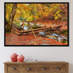 Wooden Bridge - NicheCanvas