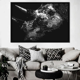 Big 5 Collection - Rhino - Johanjjf - NicheCanvas