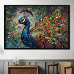 Celestial Peacock - NicheCanvas