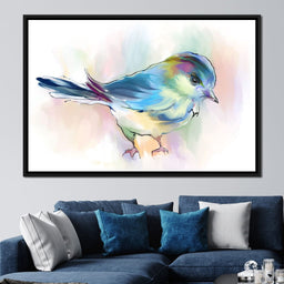 Watercolor Bird - NicheCanvas