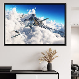 P51 Mustangs Winter Squadron - NicheCanvas