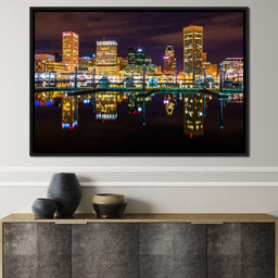 Baltimore Skyline - NicheCanvas