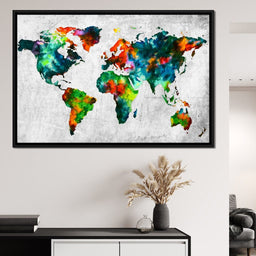 World Map - Mateo - NicheCanvas