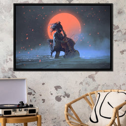  Mysterious man playing the cello - NicheCanvas