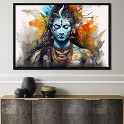 Serene Shiva - NicheCanvas