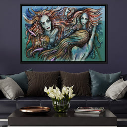 The 4 Mermaids - NicheCanvas