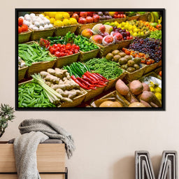 Fruit & Vegetables Market - NicheCanvas