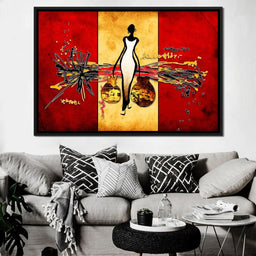 African Silhouette - NicheCanvas