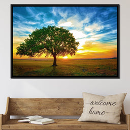 Sunrise Tree - NicheCanvas