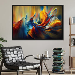 Colorful Waves & Lines - NicheCanvas