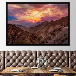 Desert Mountains - NicheCanvas