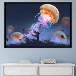 Giant Jellyfish - NicheCanvas