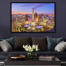 Indianapolis Skyline - NicheCanvas