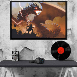 Black Magic Wizard - NicheCanvas