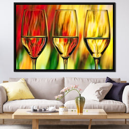 Multicolor Wine Glass - NicheCanvas