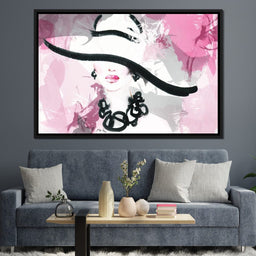 Fashionista Portrait - NicheCanvas