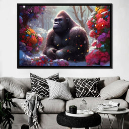 Winter Gorilla - Neal Hackett - NicheCanvas