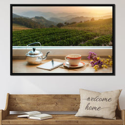 Coffee with a View - NicheCanvas