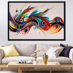 Colorful Contemporary Art 052 - Johanjjf - NicheCanvas