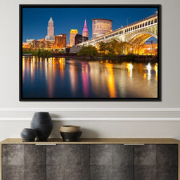 Cleveland Skyline - NicheCanvas