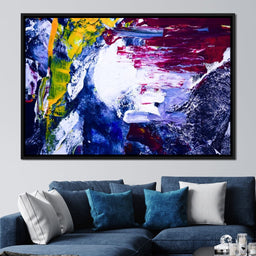 Abstract Sea Splash - NicheCanvas