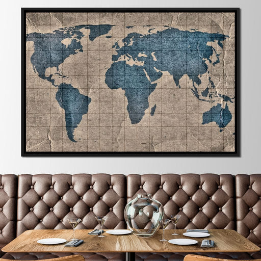 World Maps Wall Art 