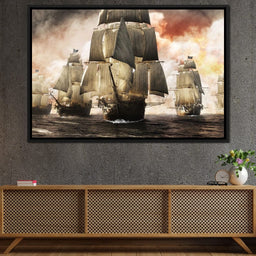 Pirate Fleet - NicheCanvas