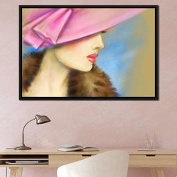 Pink Hat Fashion - NicheCanvas