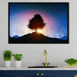 Spectacular Otherworldly Sunset - NicheCanvas