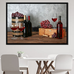 Red Wine Table - NicheCanvas