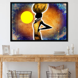 African Woman - NicheCanvas