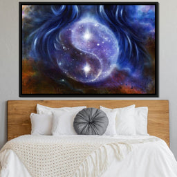 Yin Yang Stars - NicheCanvas