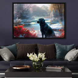 Winter Labrador - Neal Hackett - NicheCanvas